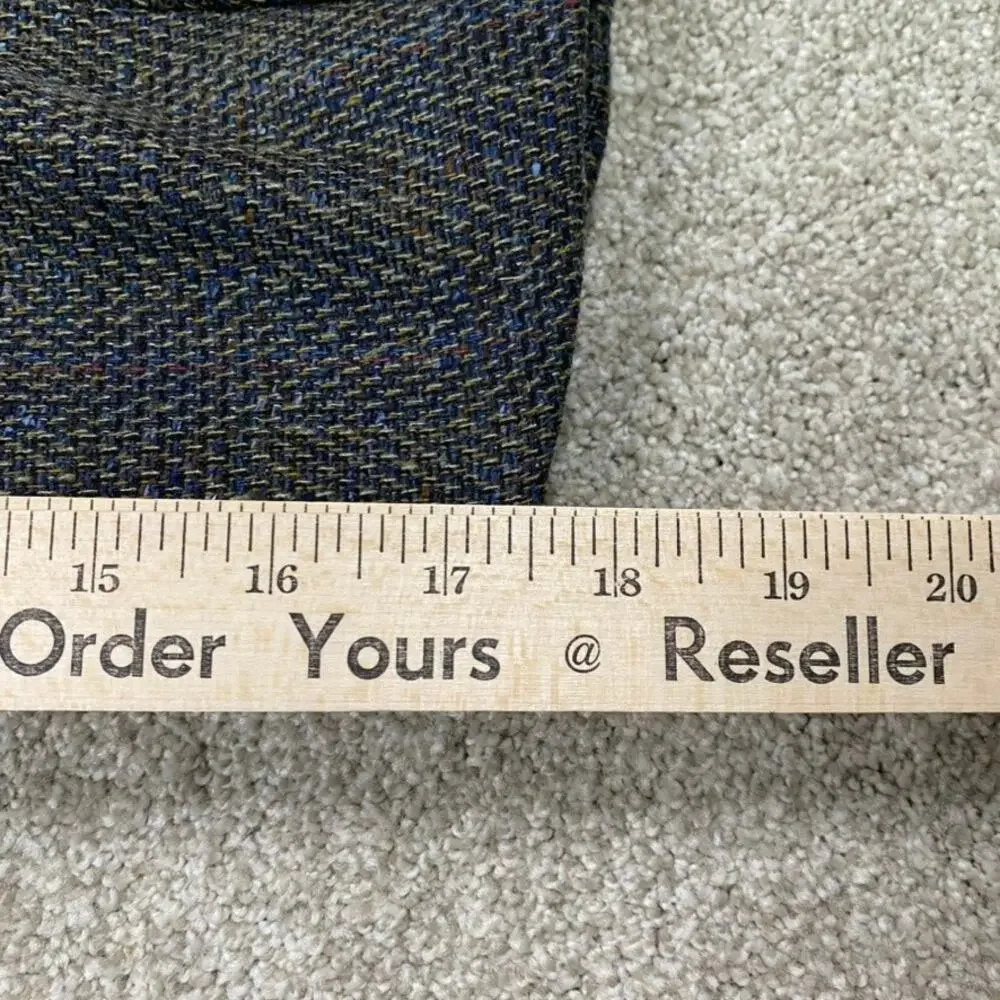 VTG Corbin Jacket Mens 44R Grey Flecked Herringbone Blazer Academia Ivy Prep